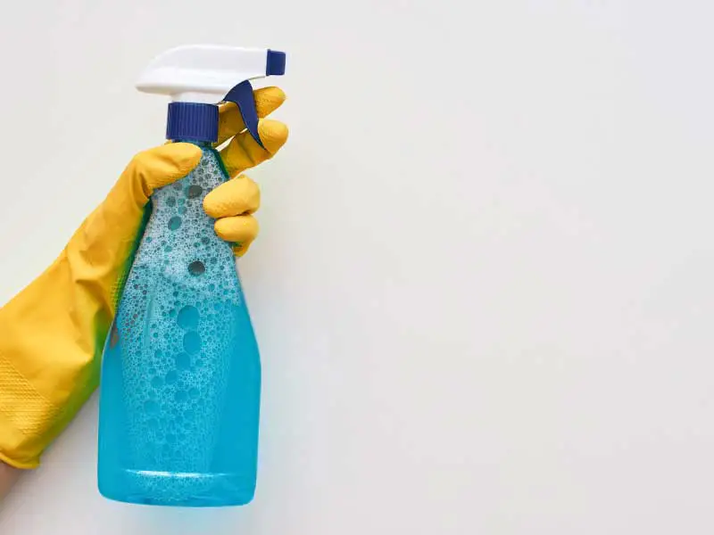 Detergent spray bottle