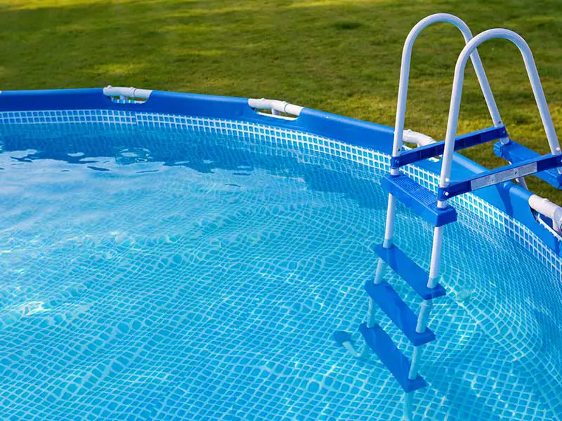 clean outdoor pool